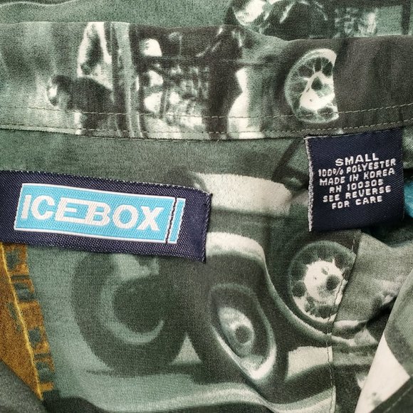 Men's Small Vintage All Over Print Shirt by Icebox - Picture 8 of 8